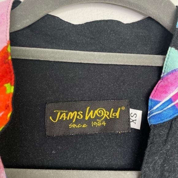 Jams World Caviar unique colorful artsy print blouse - Picture 7 of 9